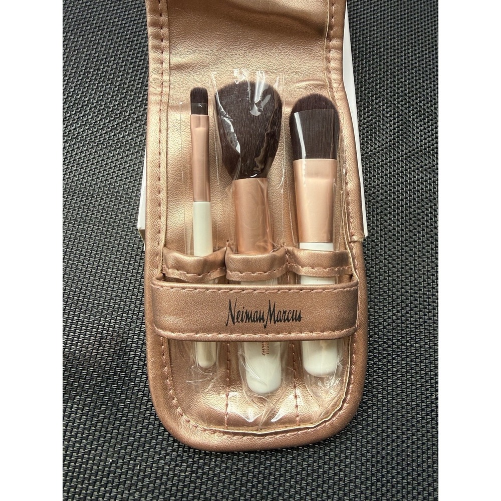 Neiman Marcus INCIRCLE Three Piece Rose Gold Brush Set. Limited Release. NIB